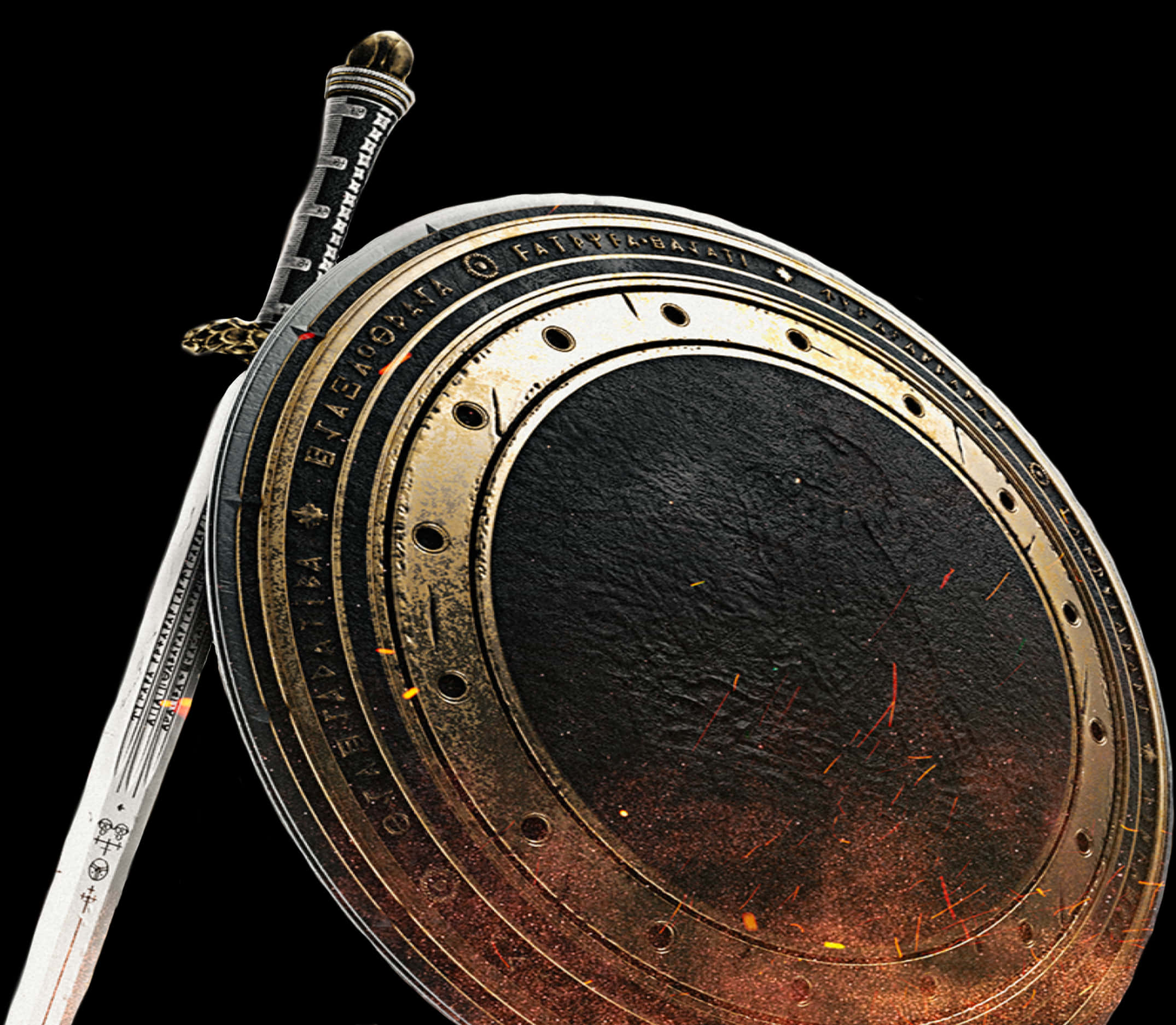 Medieval Swordand Shield PNG Image