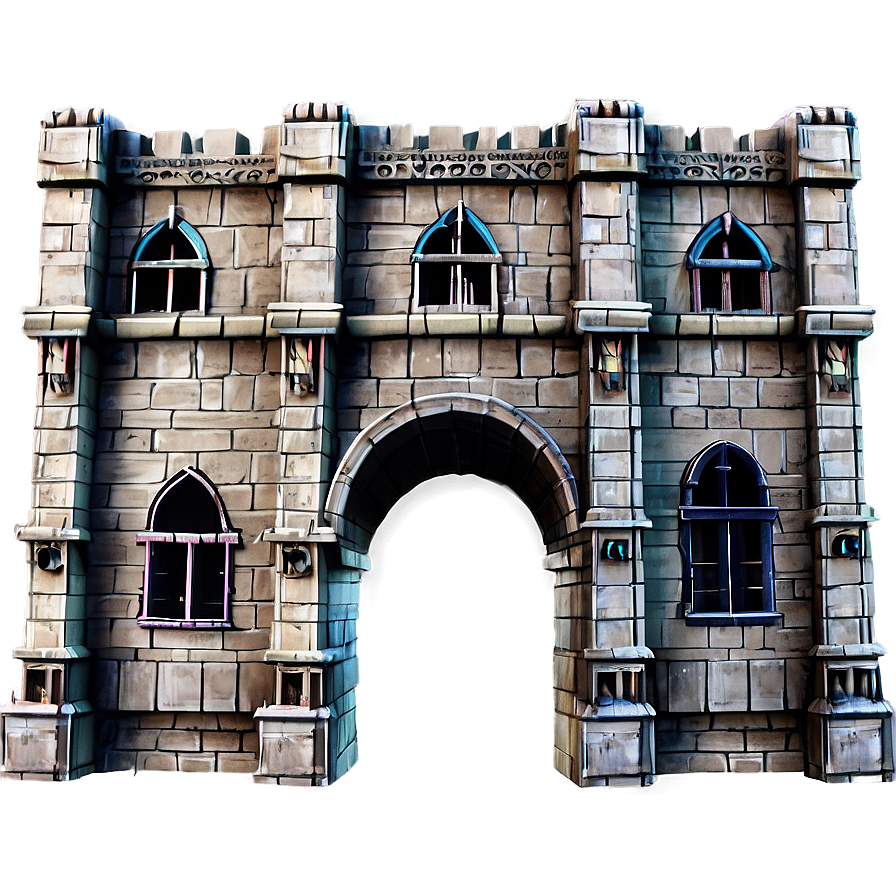 Medieval Temple Facade Png Era PNG Image