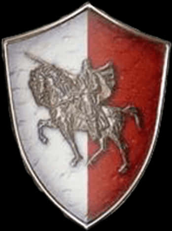 Medieval Unicorn Shield PNG Image