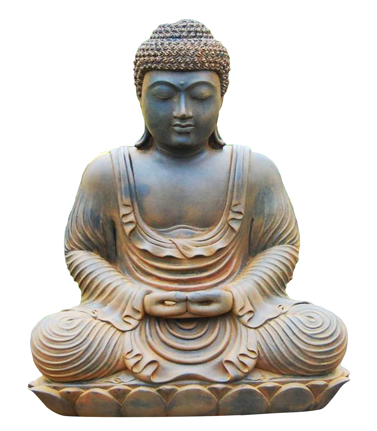 Meditating Buddha Statue.png PNG Image