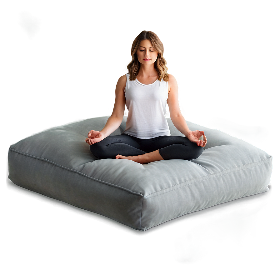 Meditation Cushion Comfort Png 05232024 PNG Image