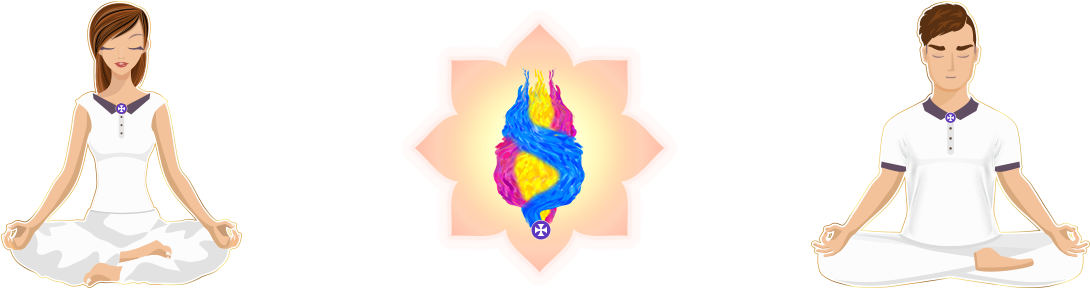 Meditationand Energy Visualization PNG Image