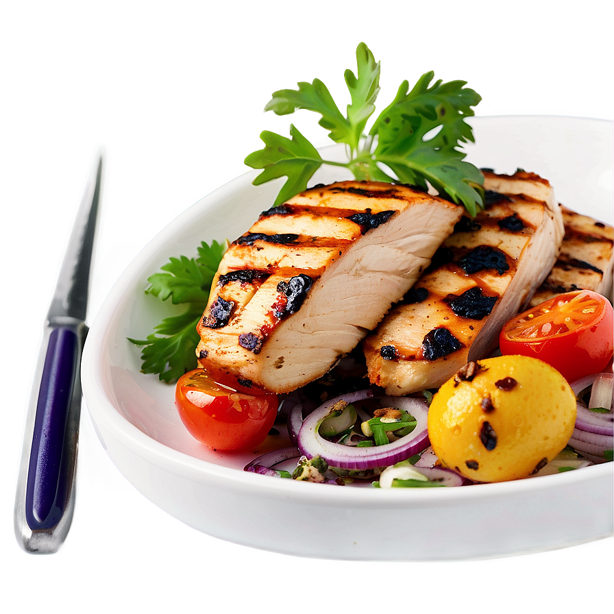 Mediterranean Grilled Chicken Png 06262024 PNG Image