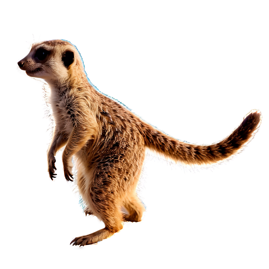 Meerkat During Sunset Png Wbo PNG Image