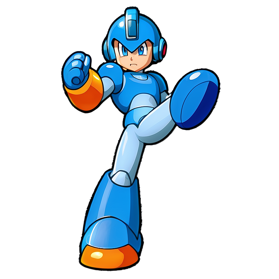 Mega Man Battle Stance Png Ecx19 PNG Image