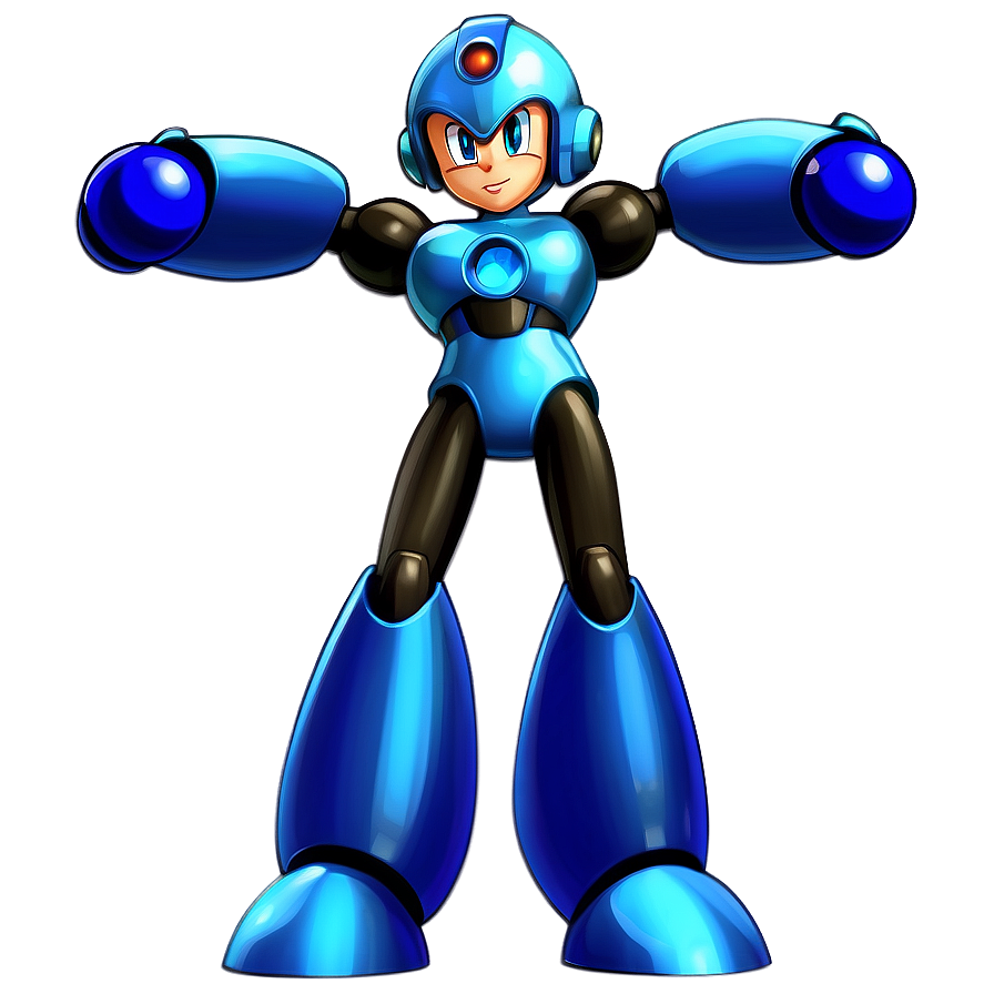 Mega Man Slide Move Png Hxl67 PNG Image