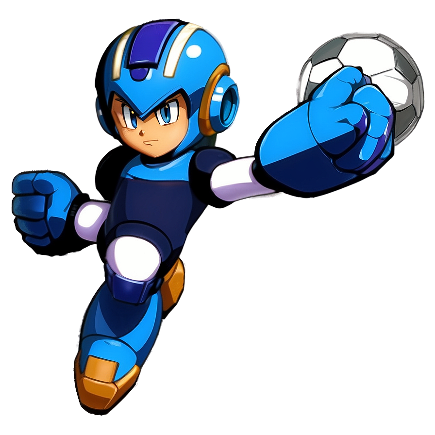 Mega Man Soccer Png 06242024 PNG Image