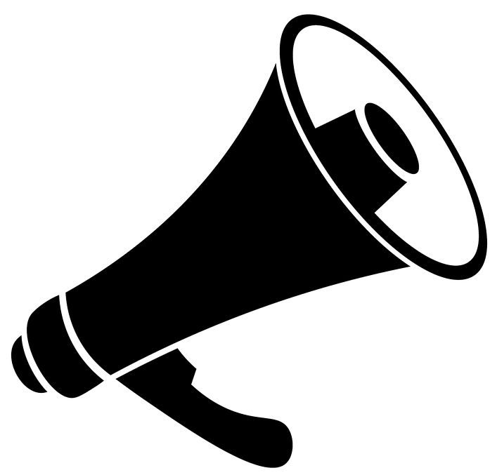 Megaphone Icon Silhouette PNG Image