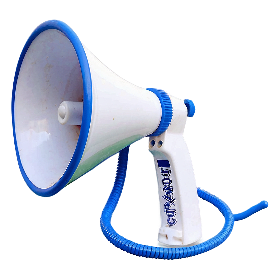 Megaphone With Cord Png Edw77 PNG Image