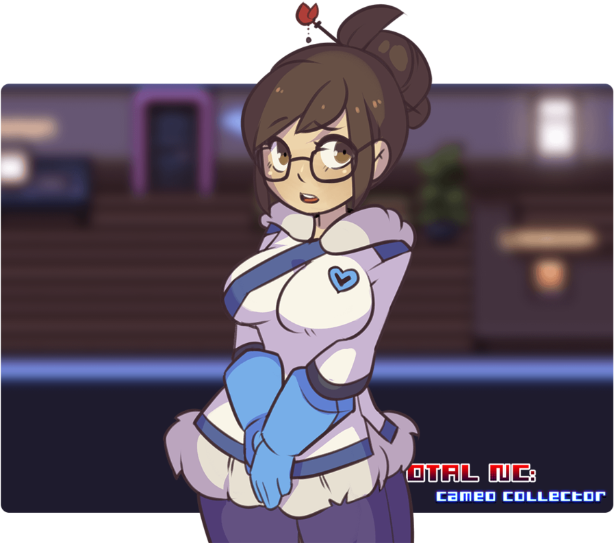 Mei Overwatch Anime Style Artwork PNG Image