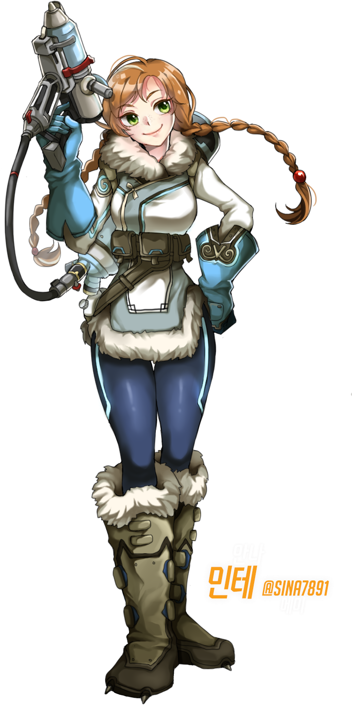 Mei Overwatch Character Artwork PNG Image