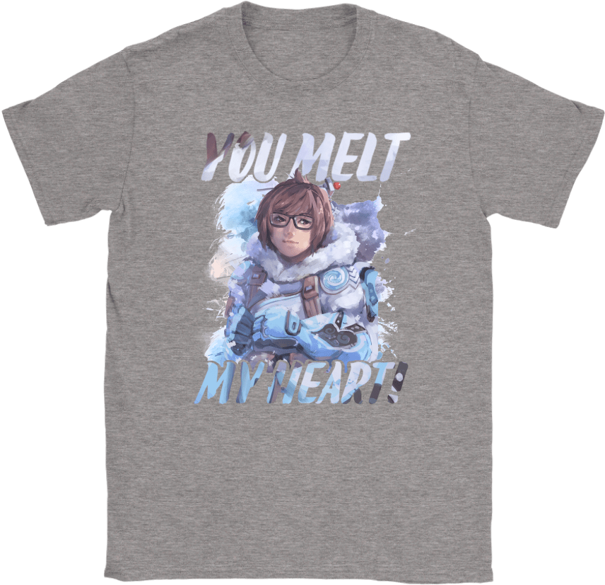 Mei Overwatch You Melt My Heart Shirt PNG Image