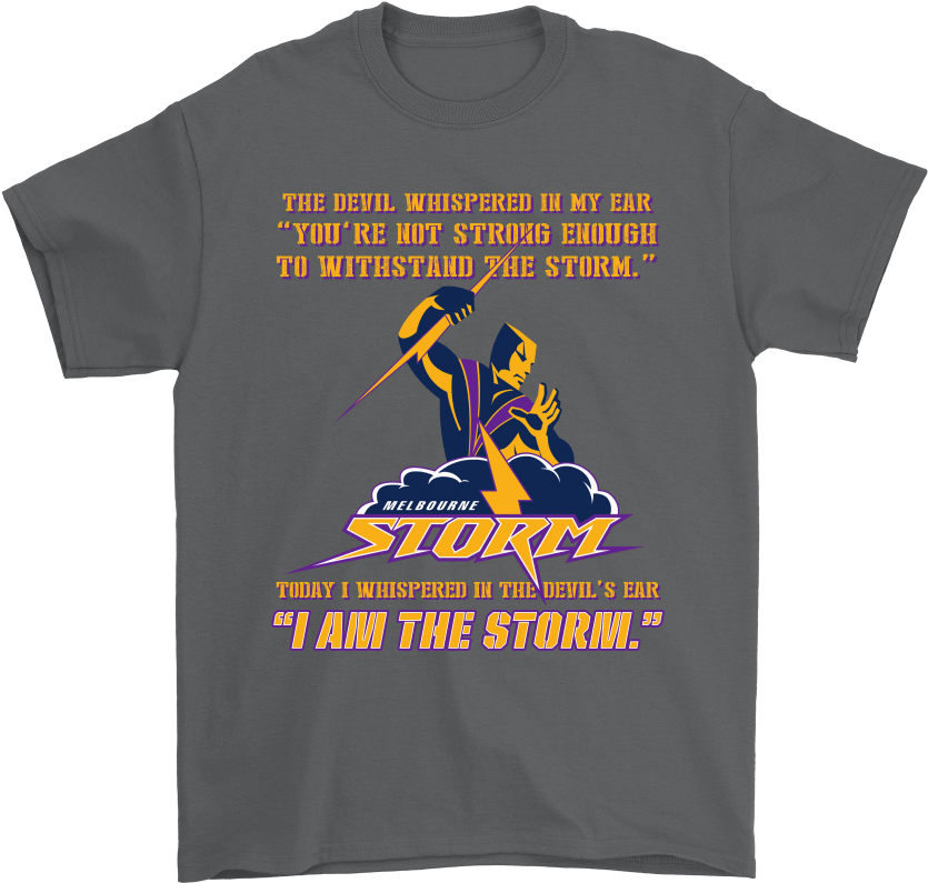 Melbourne Storm Rugby Shirt Design PNG Image