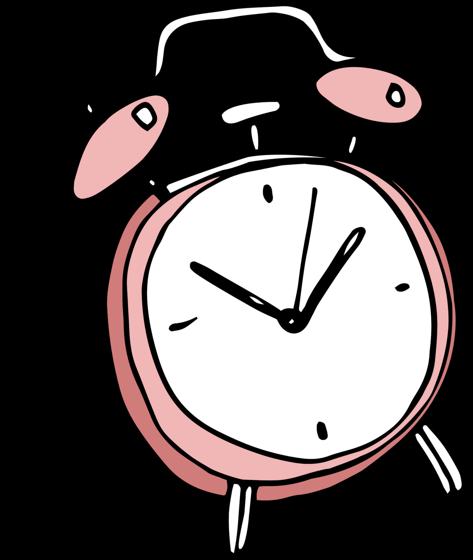 Melting Clock Illustration PNG Image