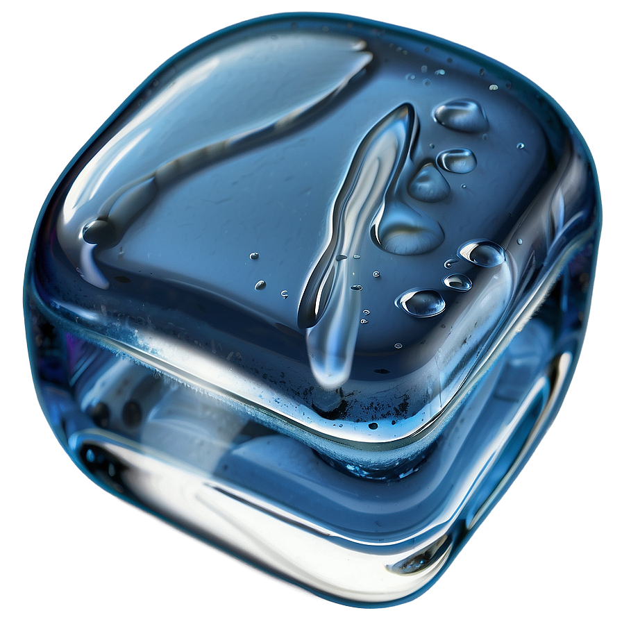 Melting Ice Cube Png Txx44 PNG Image