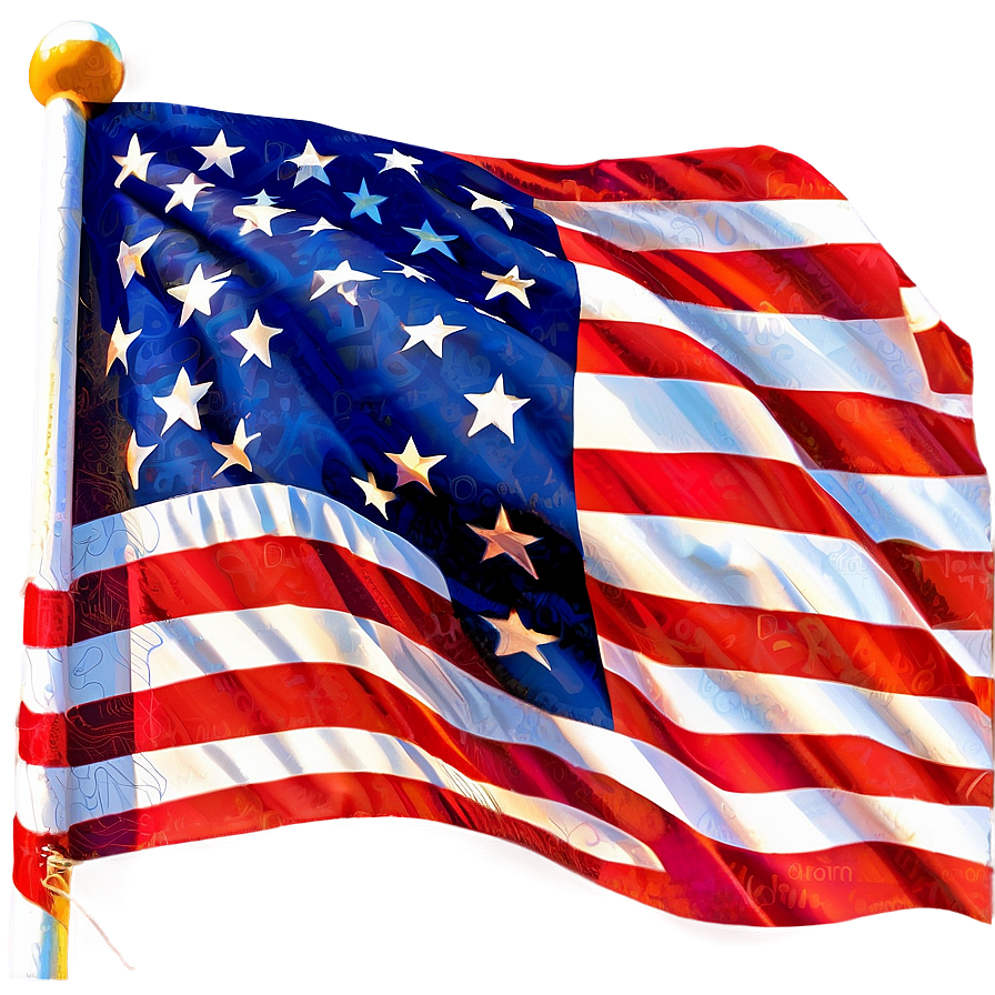 Memorial Day Flag Png 95 PNG Image