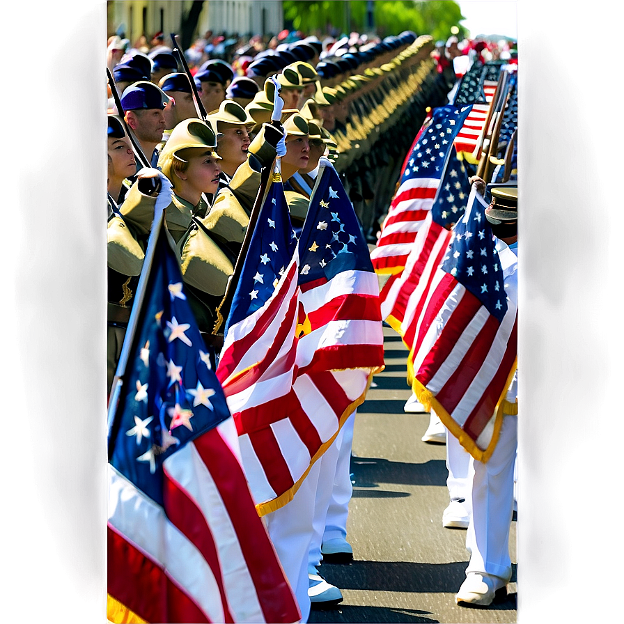 Memorial Day Military Parade Png 05212024 PNG Image