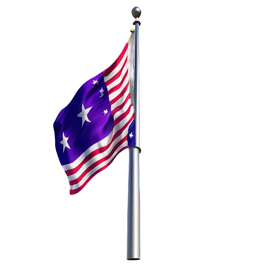 Memorial Flagpole Tribute Png Pga43 PNG Image