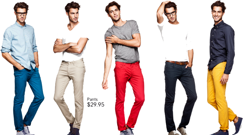 Mens Casual Fashion Variety2023 PNG Image