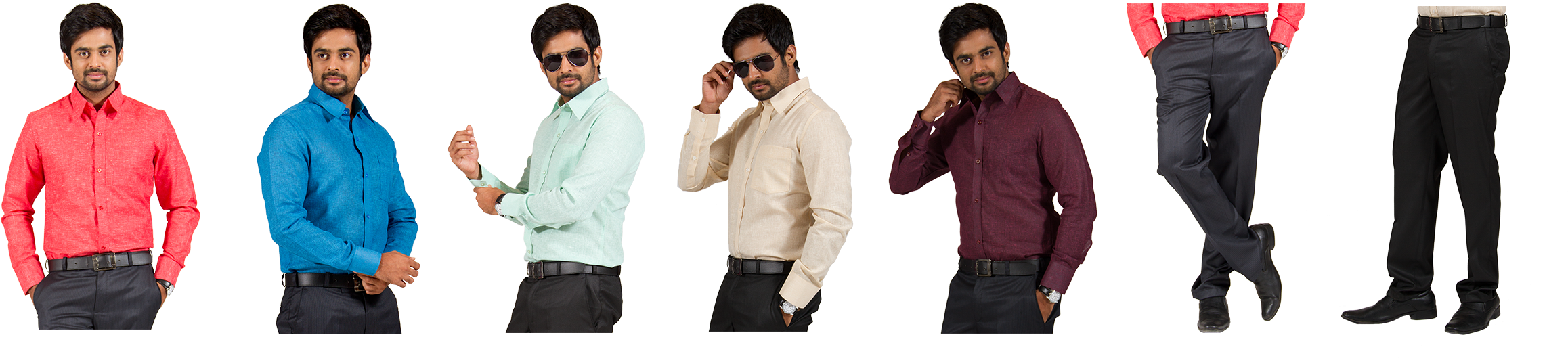 Mens Casualand Formal Wear Collection PNG Image