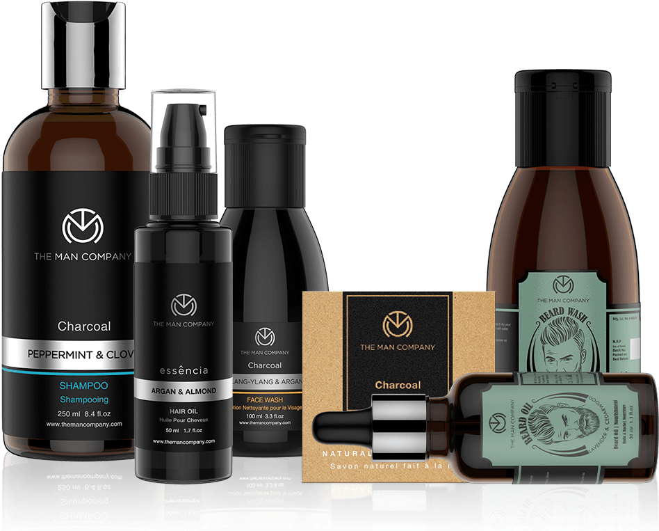 Mens Skincare Products Collection PNG Image