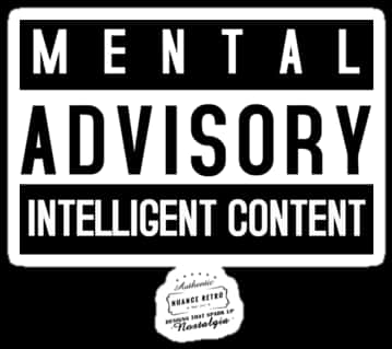 Mental Advisory Intelligent Content Parody PNG Image