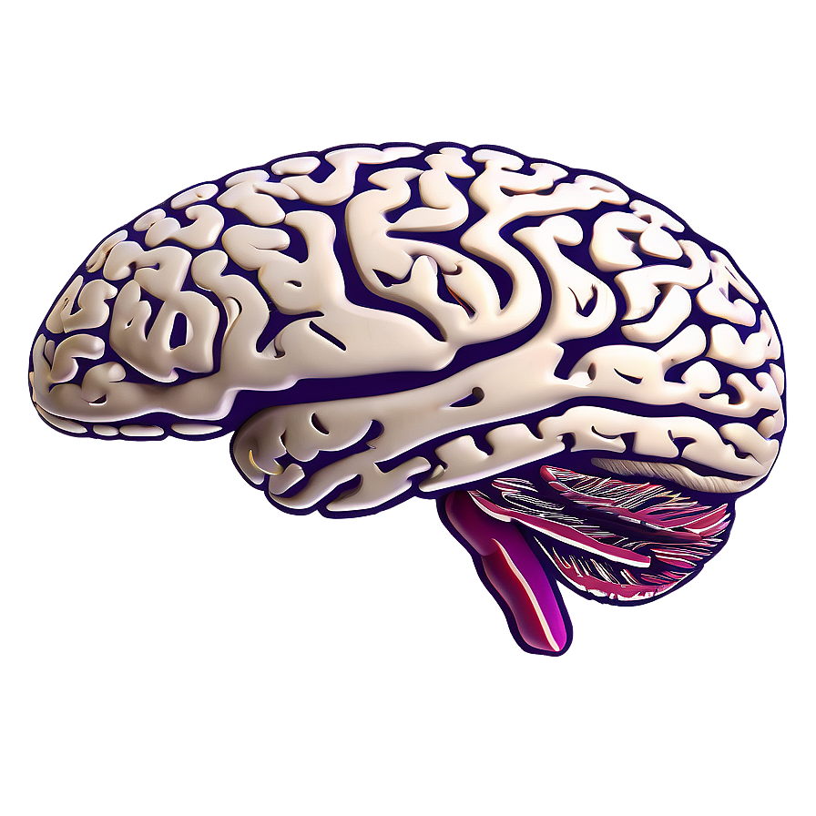 Mental Health Brain Outline Png 46 PNG Image