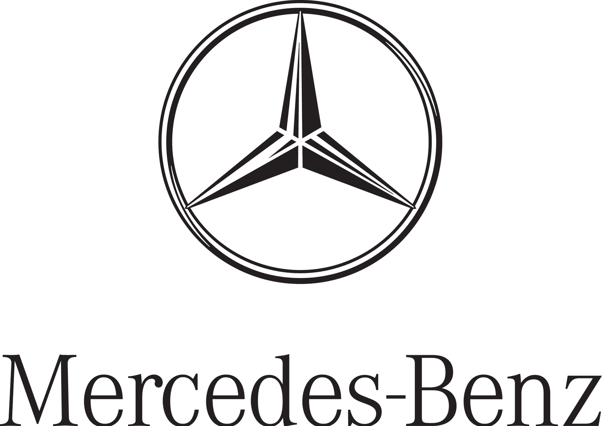 Mercedes Benz Logo Classic PNG Image