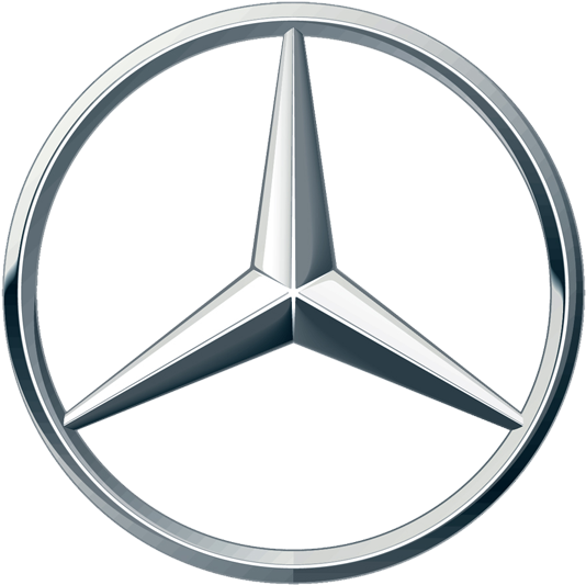 Mercedes Benz Logo Silver PNG Image