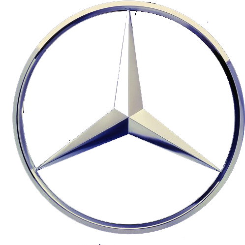 Mercedes Benz Logo Silver PNG Image