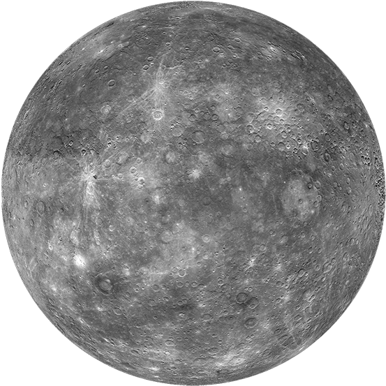 Mercury Planet Surface Texture PNG Image