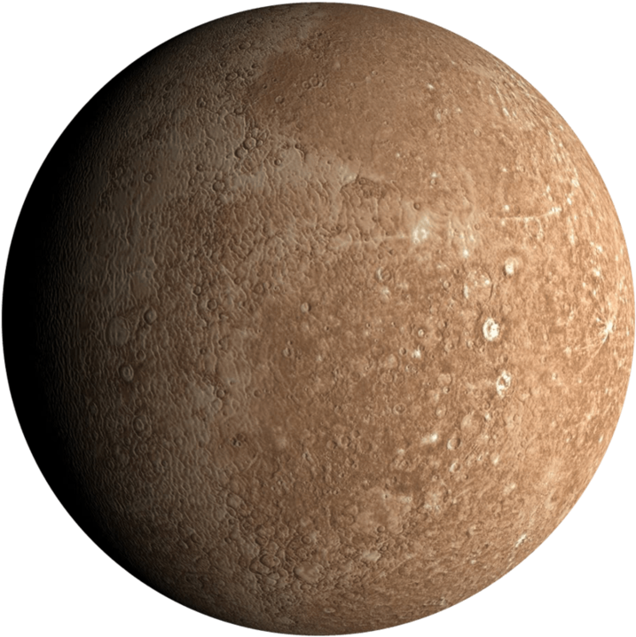 Mercury Planet Surface Texture PNG Image