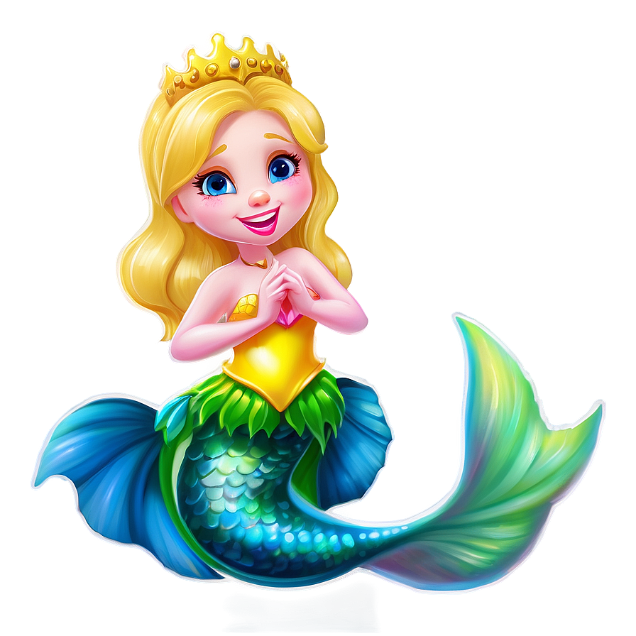 Mermaid Princess Png Gkj PNG Image