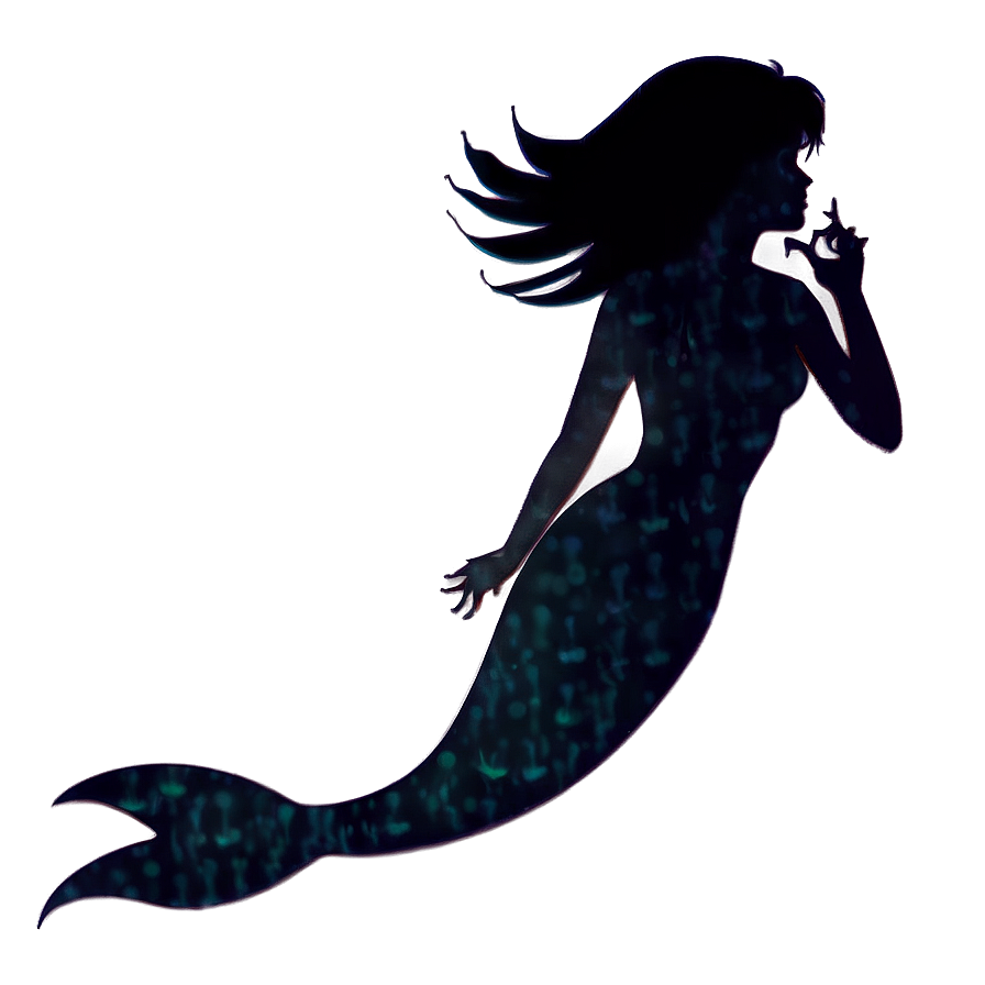 Mermaid Silhouette Png Rsm40 PNG Image