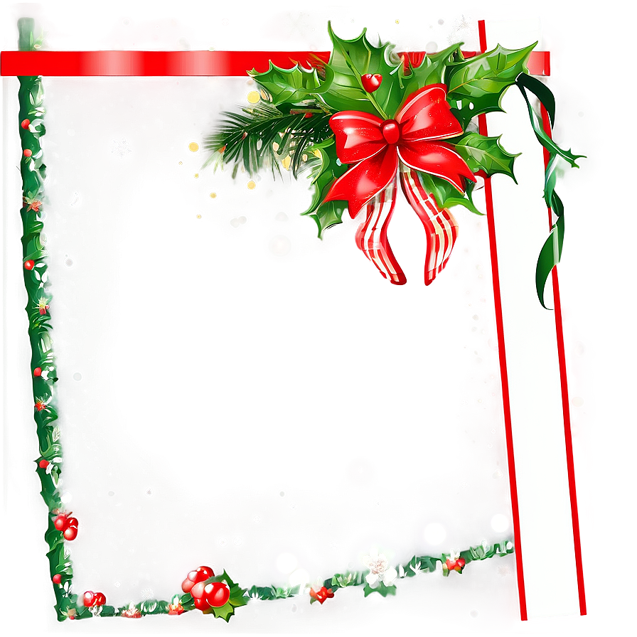 Merry Christmas Frame Png 40 PNG Image