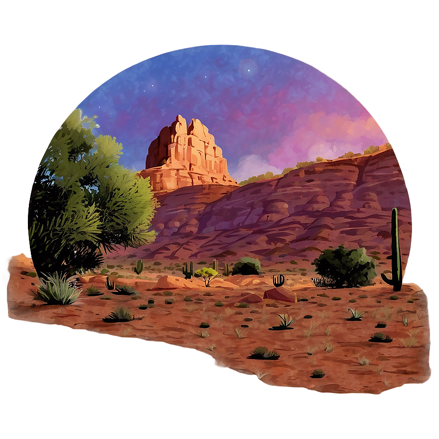 Mesa At Twilight Png Nal61 PNG Image