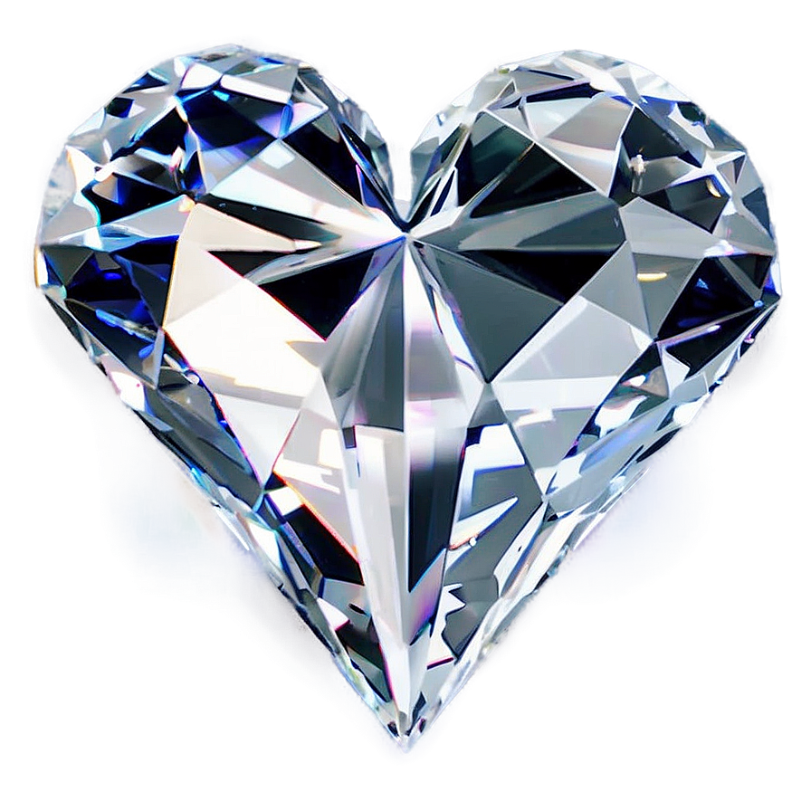 Mesmerizing Diamond Heart Essence Png 06262024 PNG Image