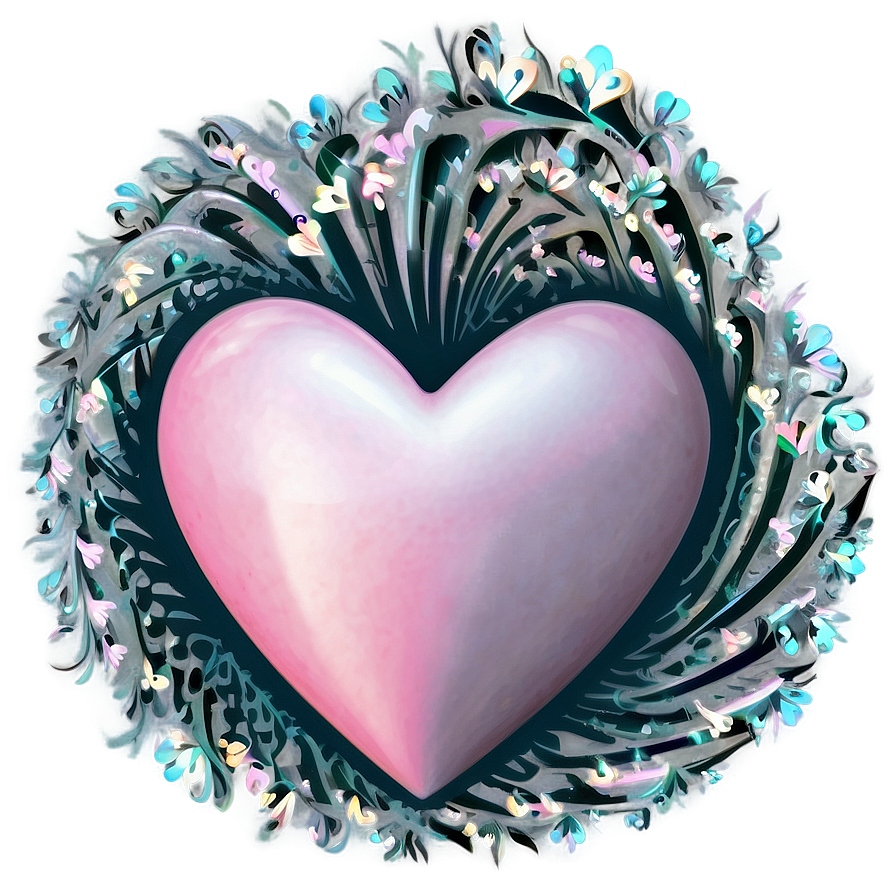 Mesmerizing Pink Hearts Png 06122024 PNG Image