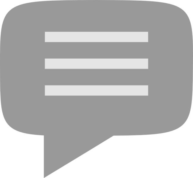 Message Icon Speech Bubble PNG Image