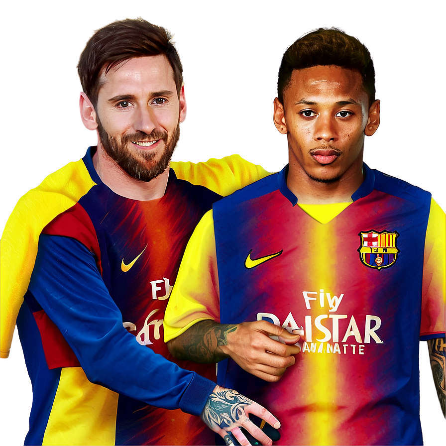 Messi And Neymar Duo Png Xkl14 PNG Image