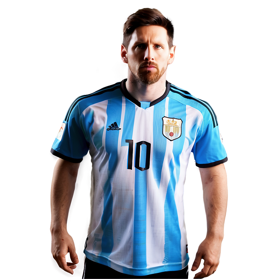 Messi Argentina Jersey Png Cav31 PNG Image