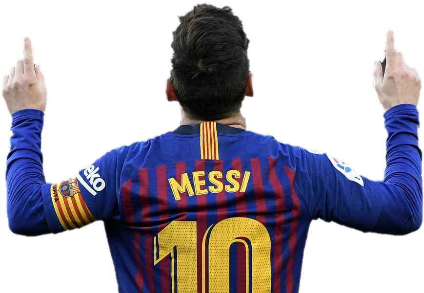 Messi Celebration F C Barcelona PNG Image