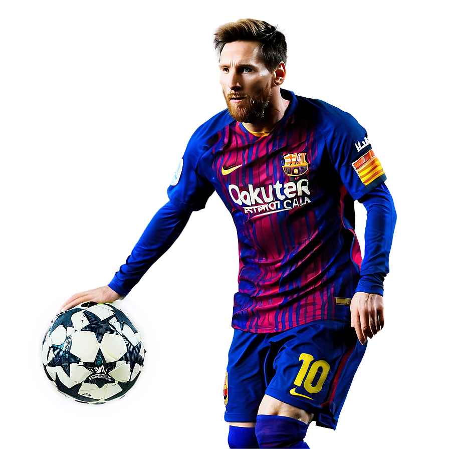 Messi Champions League Png Xnc PNG Image