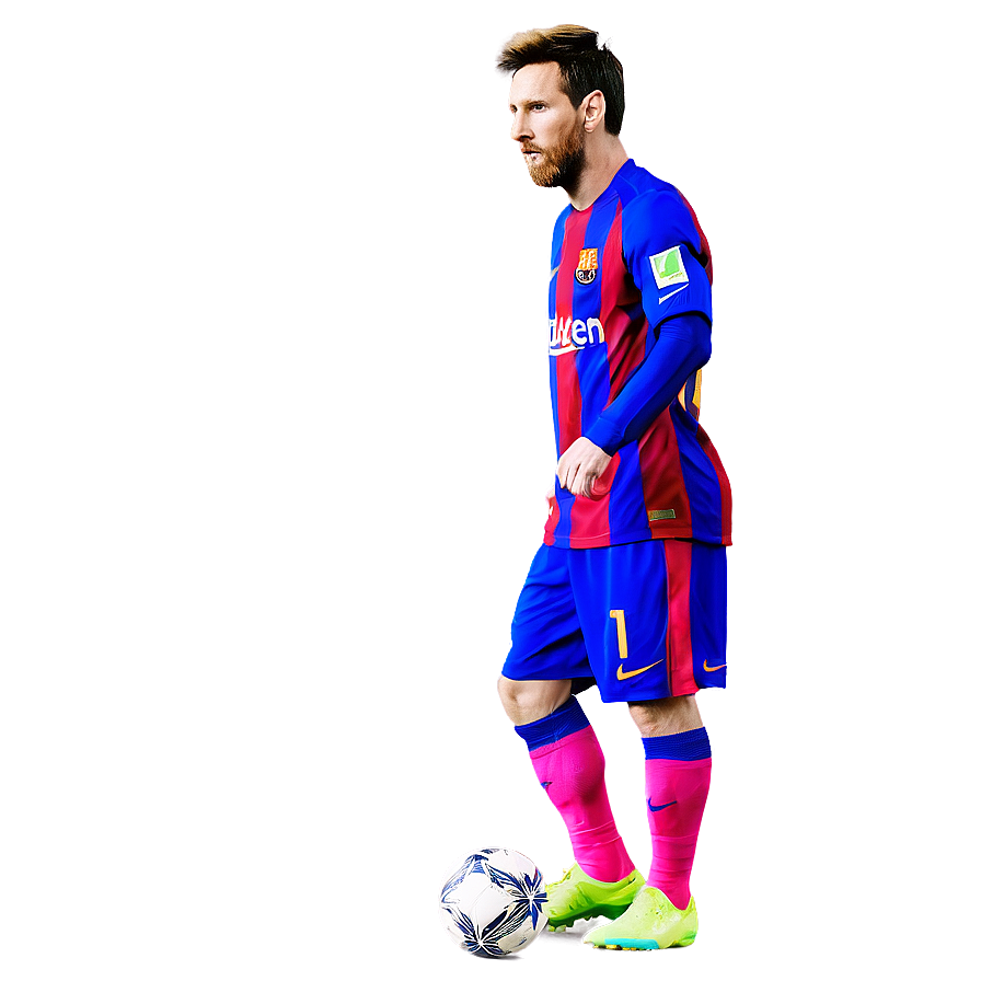 Messi Free Kick Pose Png 50 PNG Image