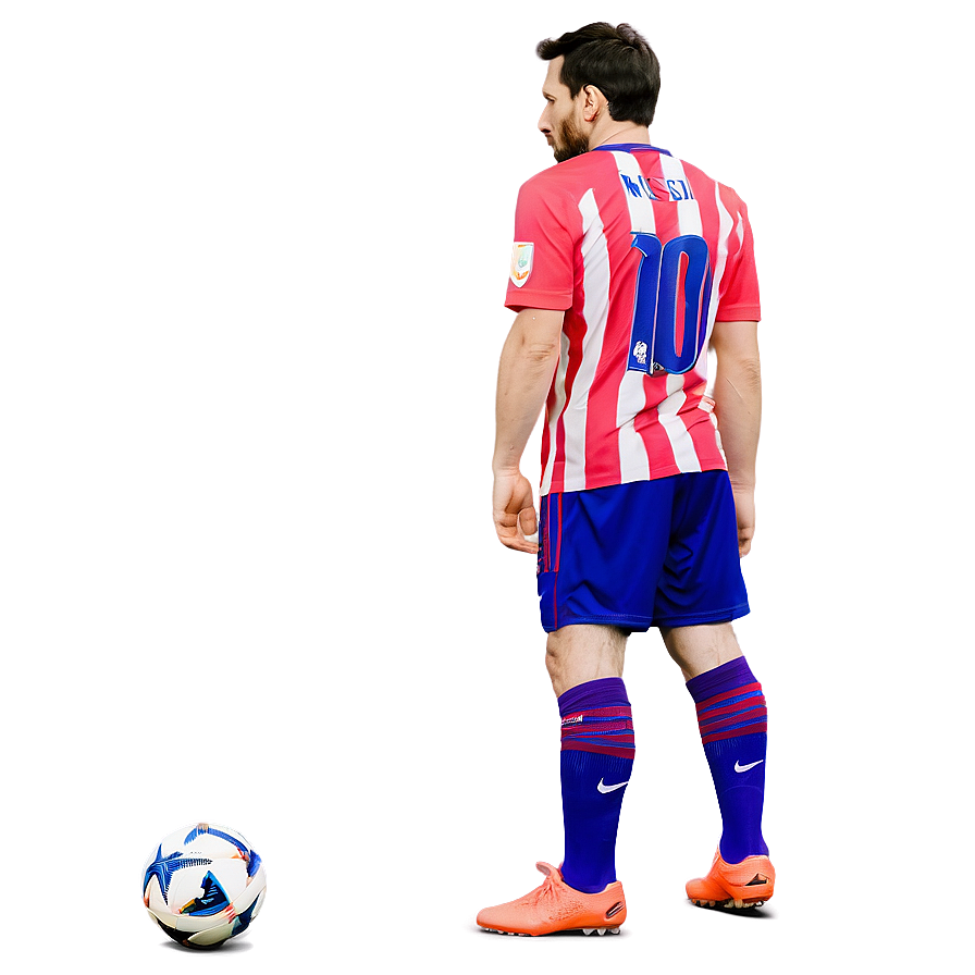 Messi Free Kick Pose Png 73 PNG Image