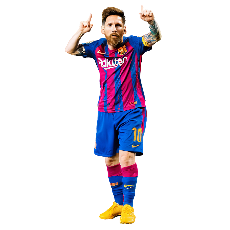 Messi Goal Celebration Png 05032024 PNG Image