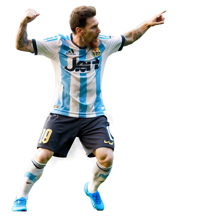 Messi Signature Move Png Rek PNG Image