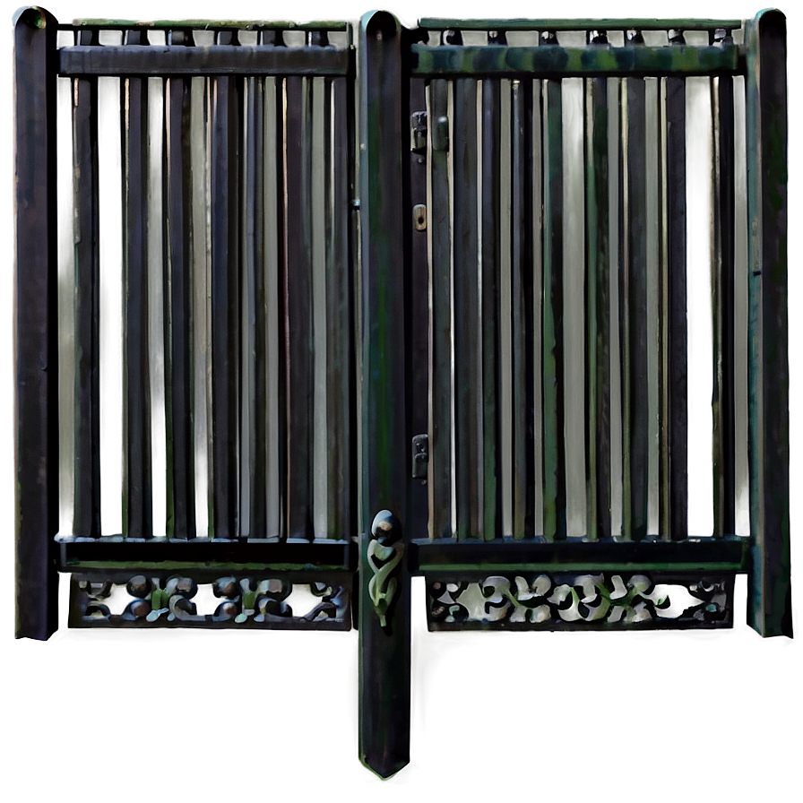 Metal Fence A PNG Image