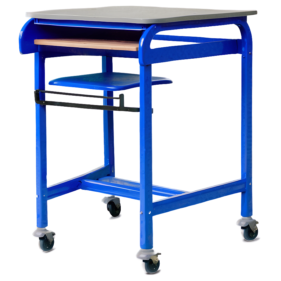 Metal Frame Student Desk Png Wri PNG Image