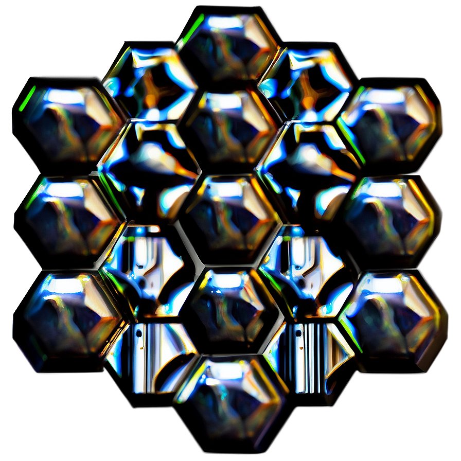 Metal Hexagon Pattern Png Kwg PNG Image